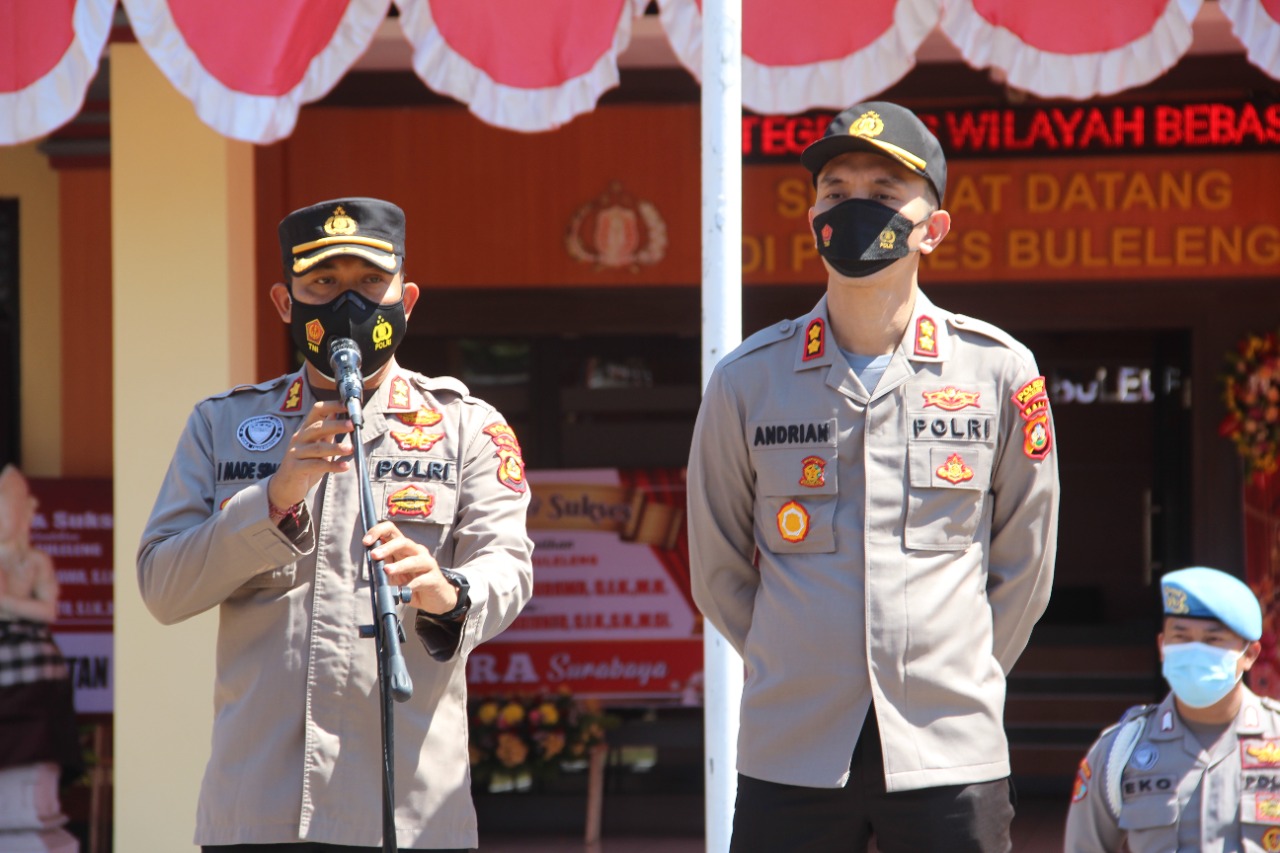 Kapolres Buleleng Sertijab Dipimpin Langsung Kapolda Bali.