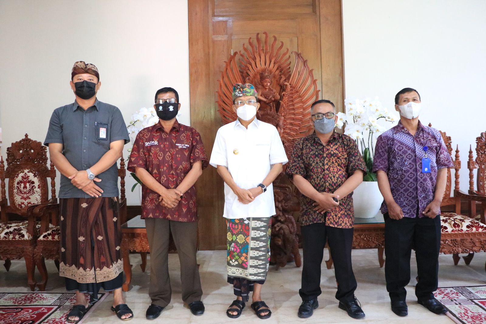 Gubernur Bali, Mererima Kunjungan Pengurus DPD PJID Provinsi Bali.