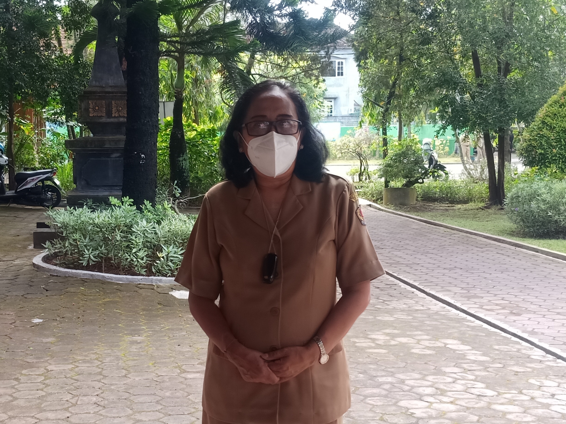 Pembelajaran Tatap Muka Perdana di SMA Negeri 5 Denpasar Berjalan Dengan Baik