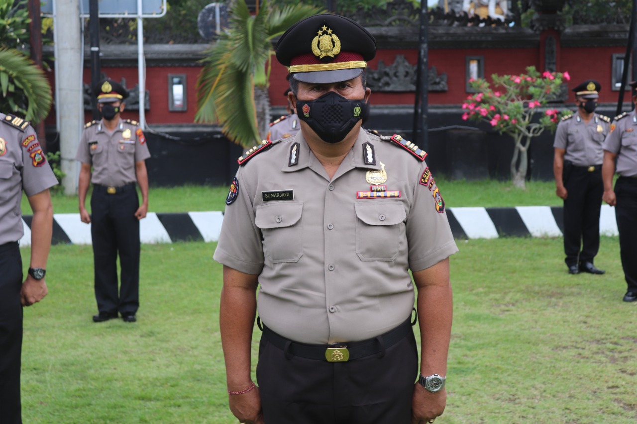 Ratusan Personel Polres Buleleng Naik Pangkat Mulai Bintara Dan Pama.