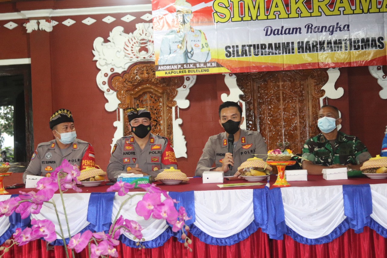 Prajuru Desa Adat Pengulon Usulkan Pos Pecalang Saat Simekrama Kapolres Buleleng.