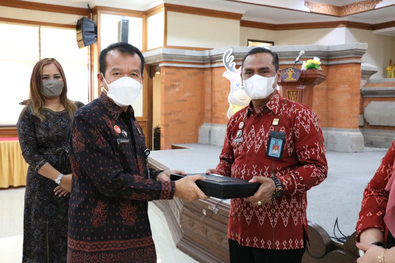 KANWIL KEMENKUMHAM BALI GELAR PISAH SAMBUT KEPALA DIVISI PEMASYARAKATAN.