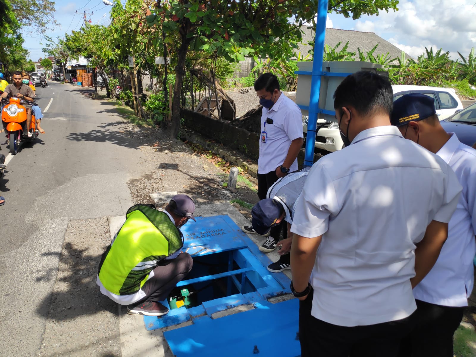 Proyek Pembangunan District Meter Area ( DMA) PDAM Kota Denpasar Sudah Selesai di Kerjakan 17 Maret 2022 Sesuai Dengan Mutu Pekerjaan.