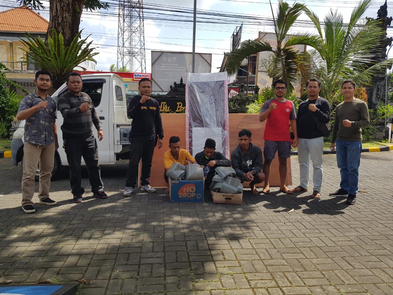 Tim Opsnal Polsek Mengwi Berhasil Bekuk Pelaku Pembobol Toko.