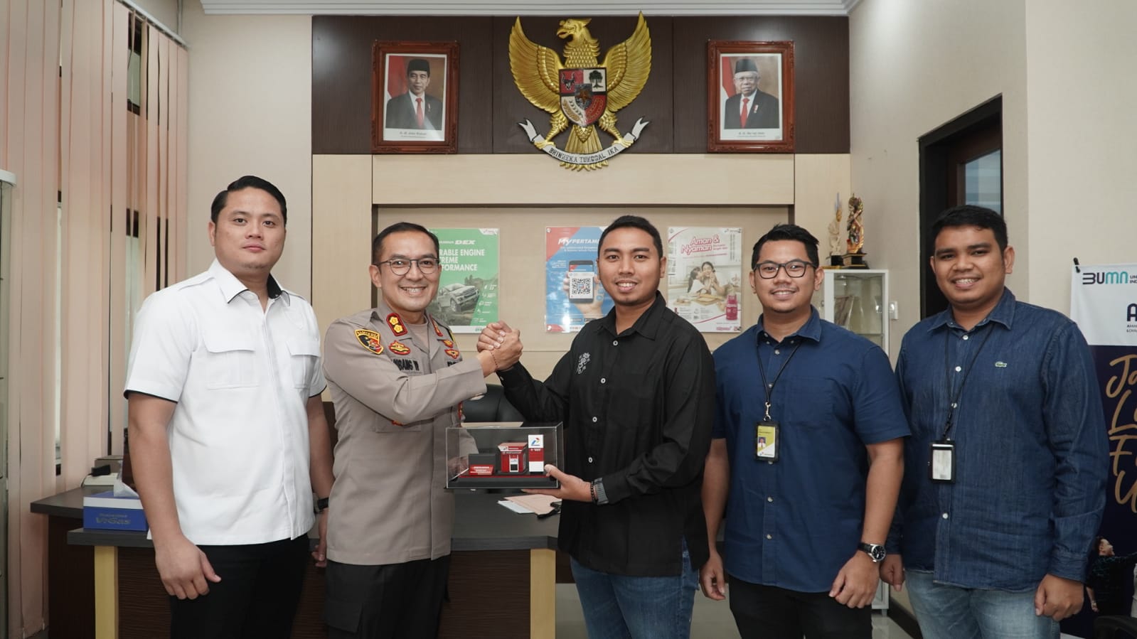 Kapolresta Denpasar Audensi Ke PT. Pertamina Cabang Denpasar, Ini Yang Disampaikan.