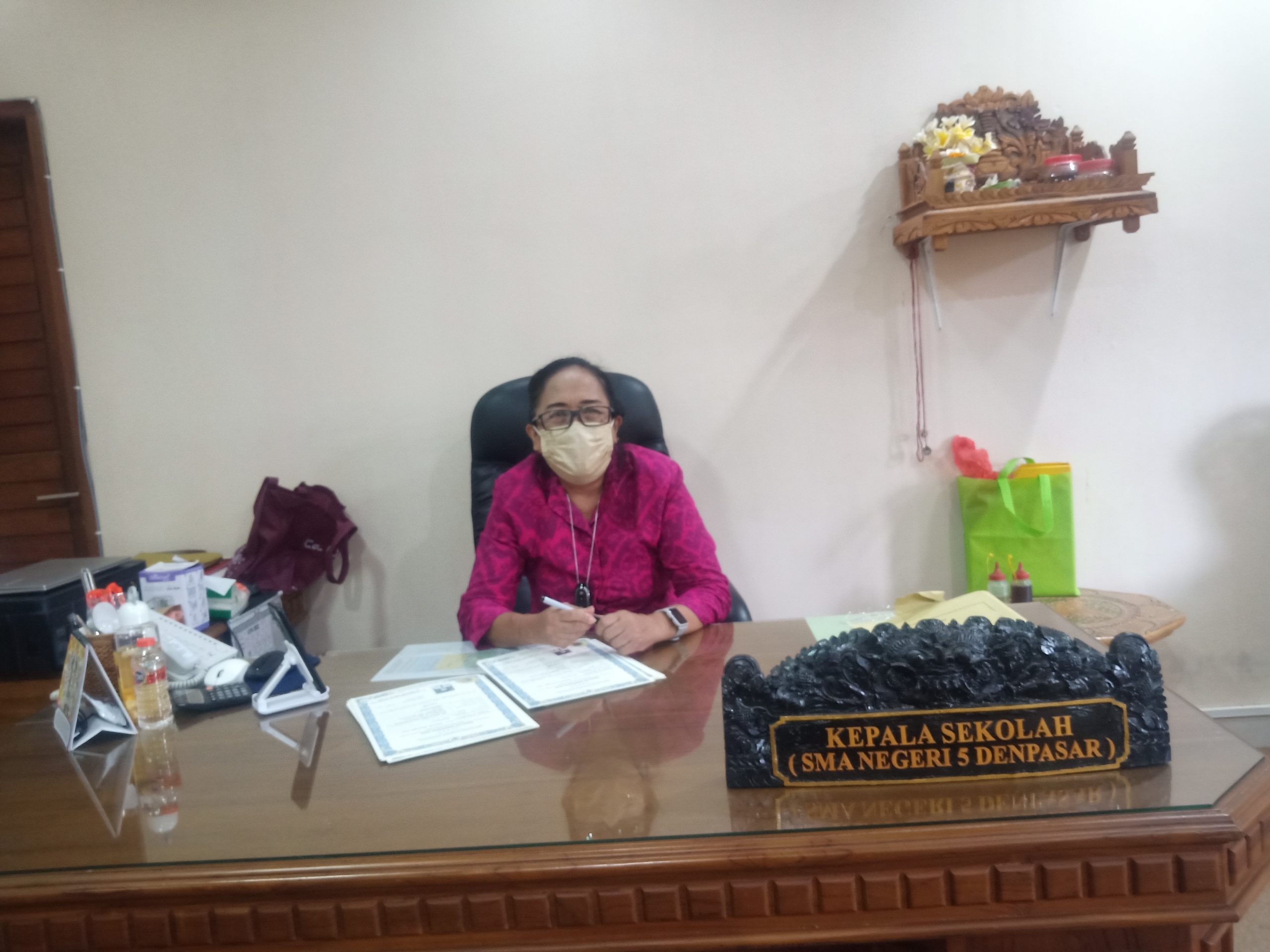 Pelaksanaan PPBD di SMA Negeri 5 Denpasar Berjalan Dengan Baik.