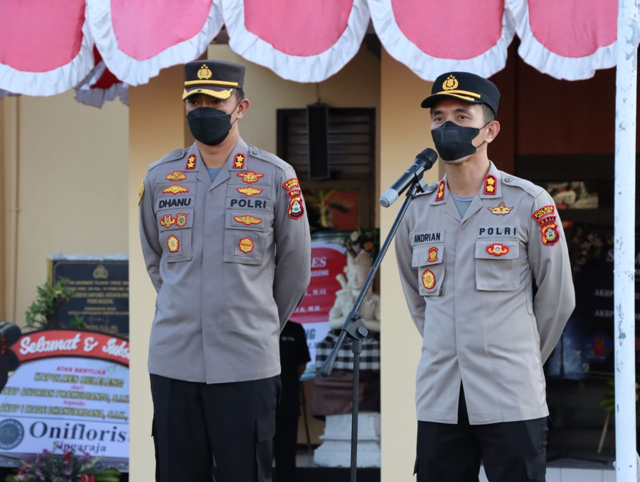 Sertijab Kapolres Buleleng Dilaksanakan Di Polda Bali Dipimpin Langsung Kapolda Bali.