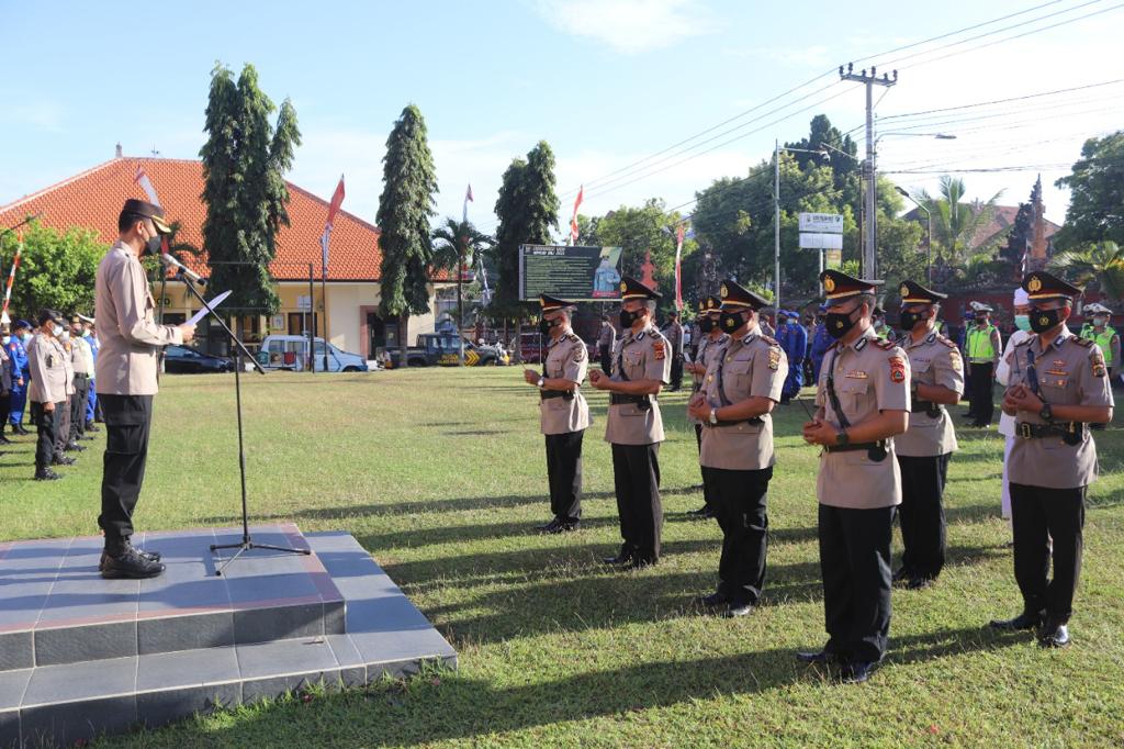 Kapolres Buleleng Pimpin Langsung Sertijab Kapolsek Dan Kasat.