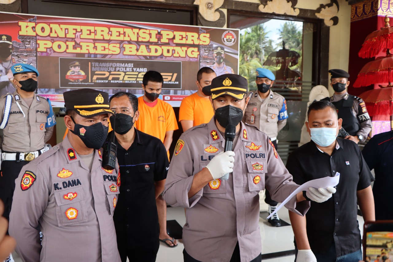 Satreskrim Polres Badung Amankan 4 Keadaraan, Ratusan Liter Pertalite Dan Ratusan Tabung Gas.