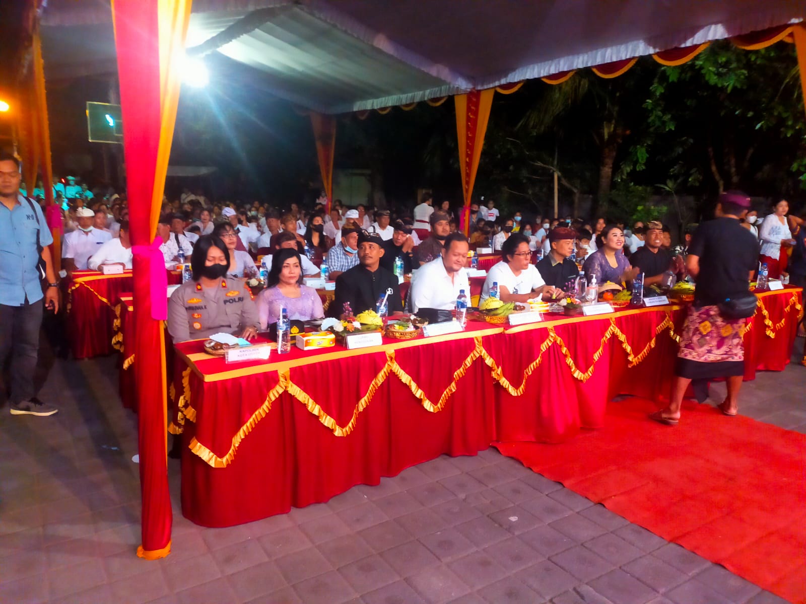 Kapolsek Kuta Utara Hadiri HUT ST Tunjung Mekar Ke 51.
