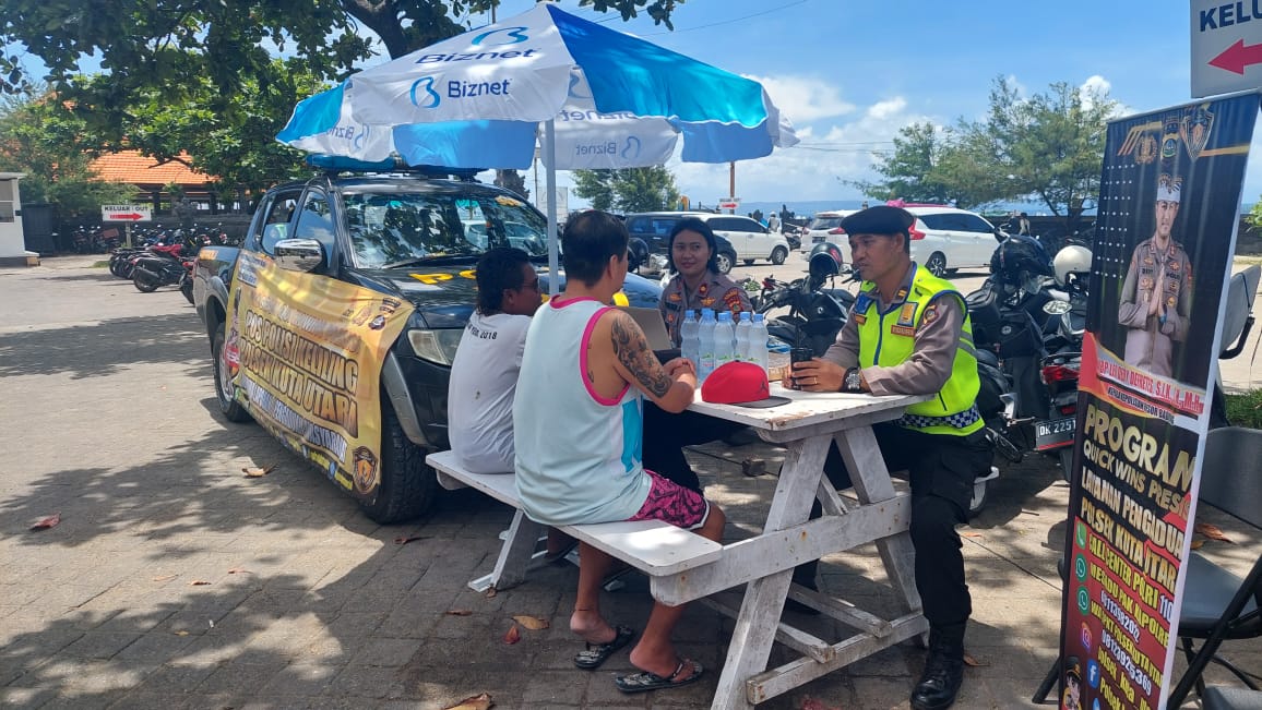 Polsek Kuta Utara Layani Pengaduan Masyarakat melalui  Pos Polisi Keliling.