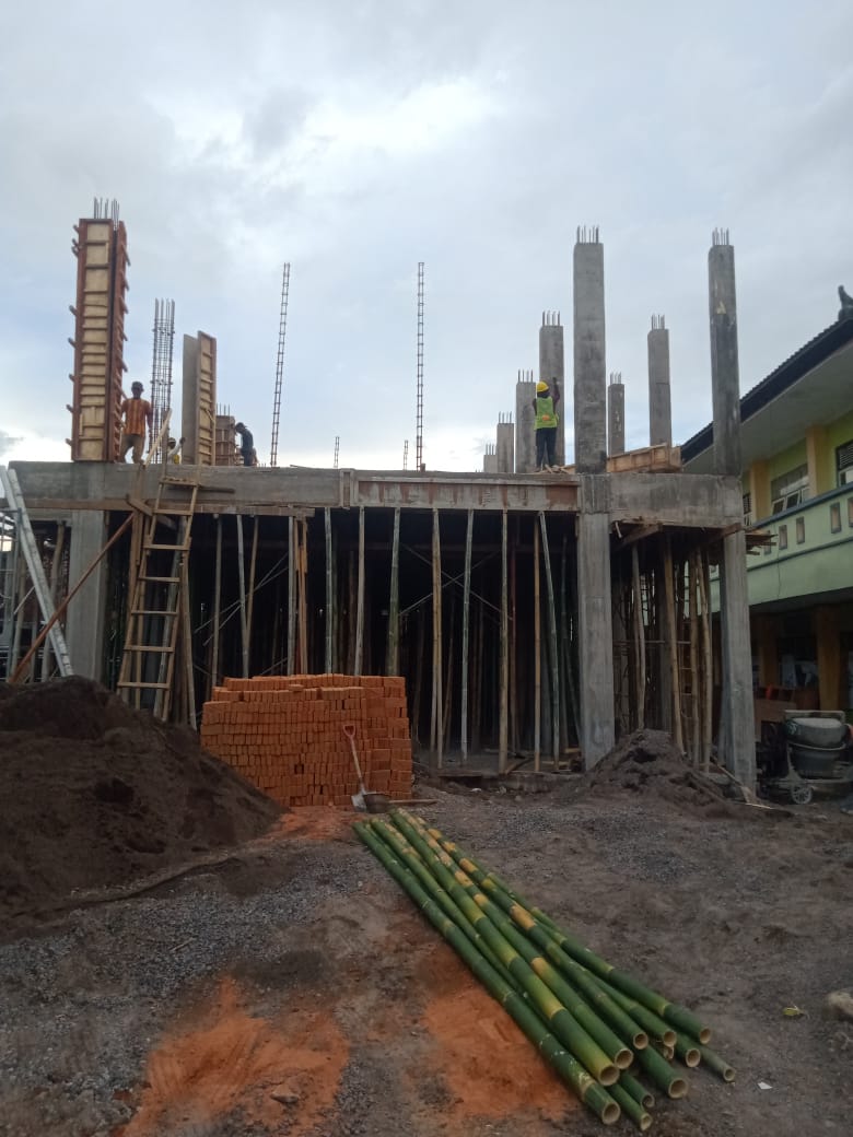 Proyek Pembangunan Gedung MTS 3  Kabupaten Jembrana Ditarget Rampung Desember 2022.