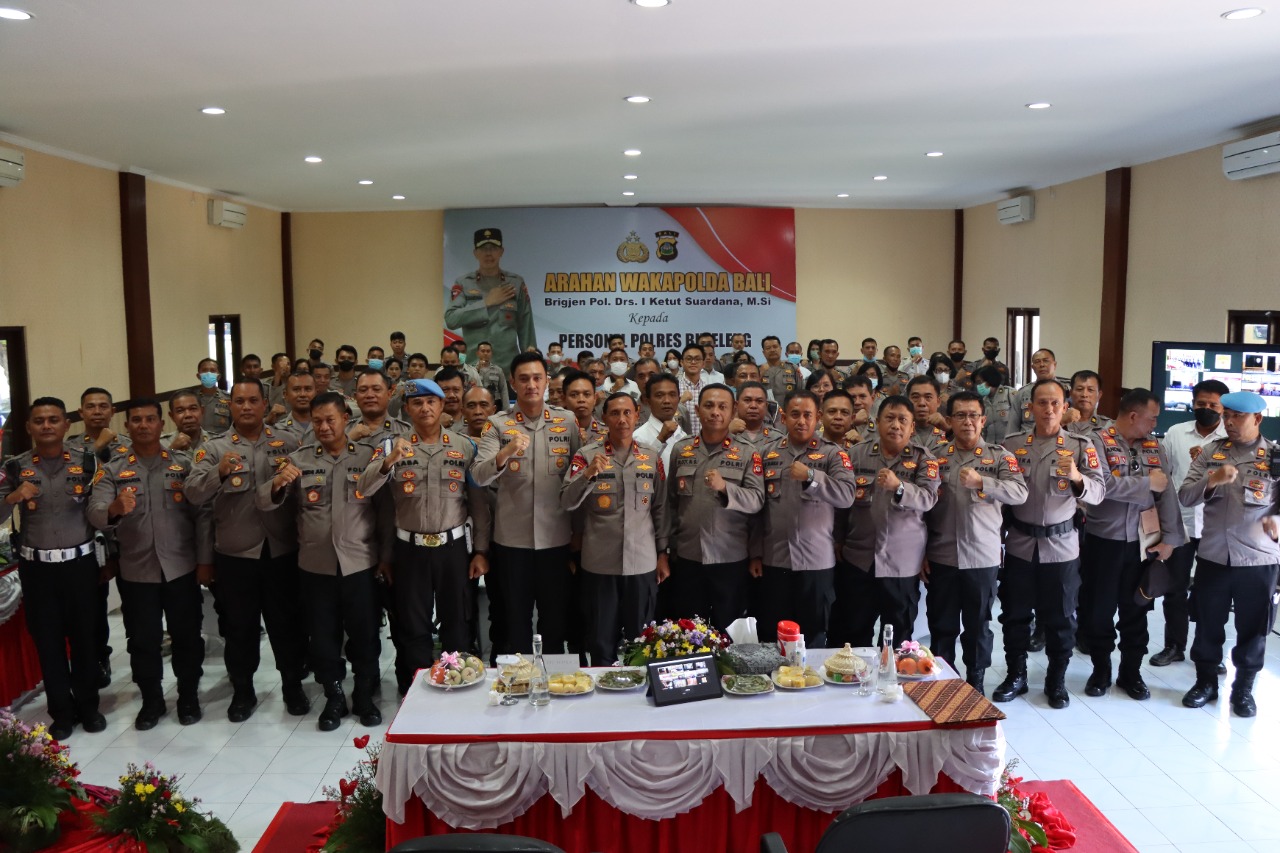 Waka Polda Bali Tekankan Beberapa Hal Kepada Personel Polres Buleleng.