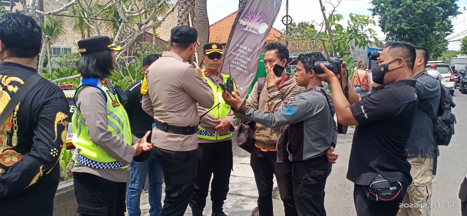 Polres Badung Siapkan 5 Kantong Parkir Jelang Pergantian Tahun.