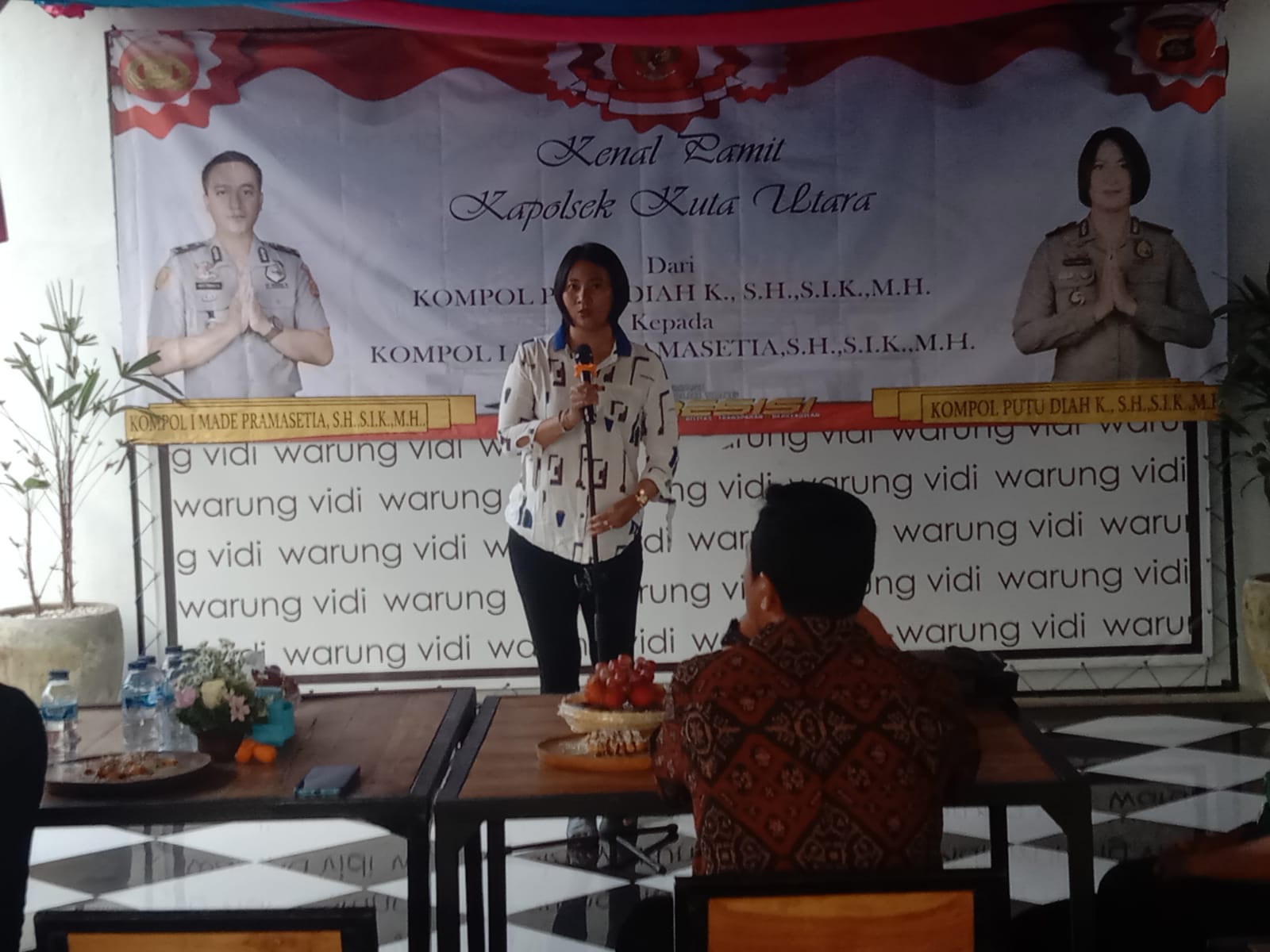 Kepolisian Sektor Kuta Utara Gelar Acara Kenal  Pamit  Kapolsek.
