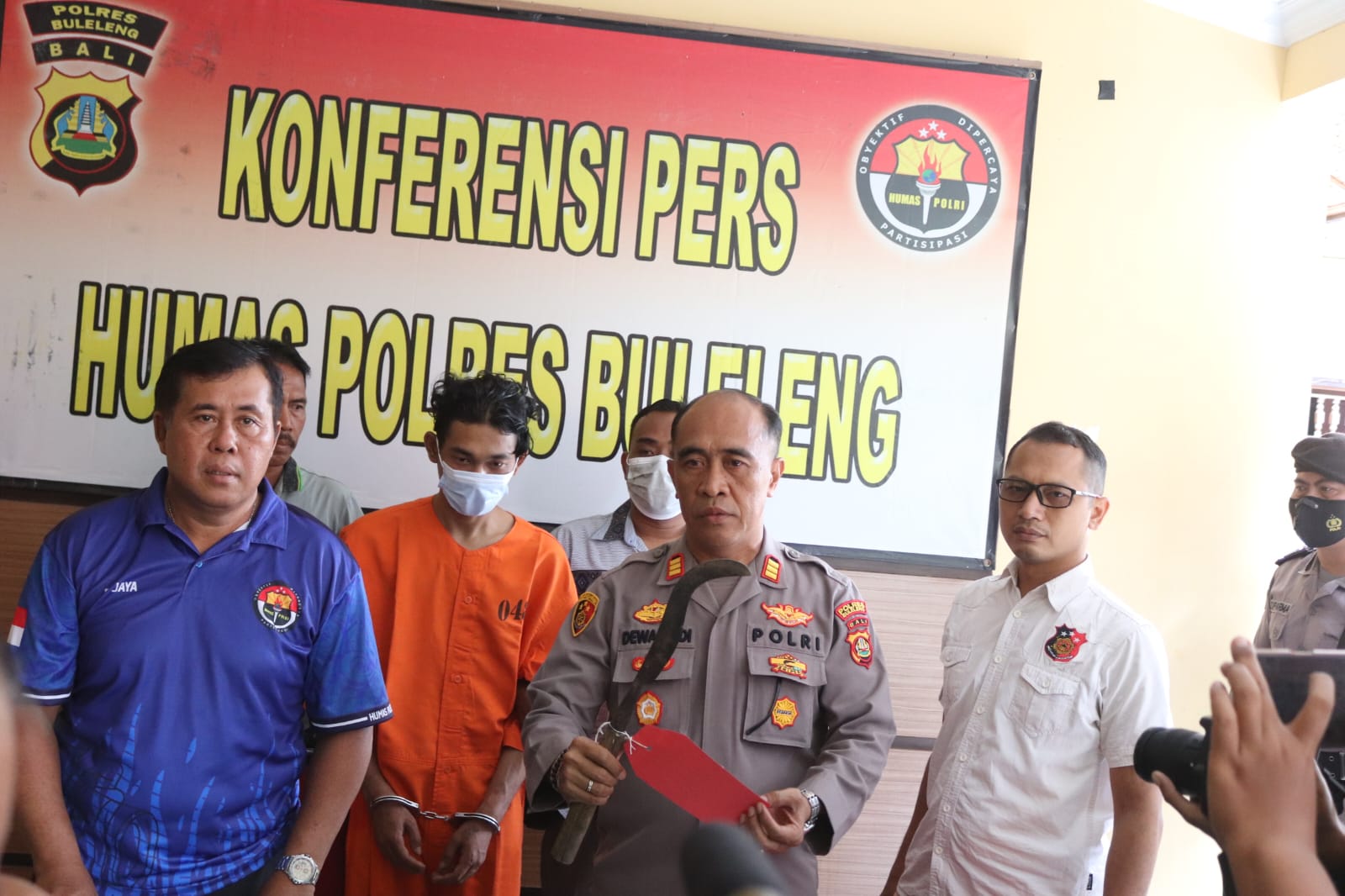 Dalam Hitungan Jam Polsek Sawan Berhasil Ungkap Pelaku Perampasan Sepeda Motor.
