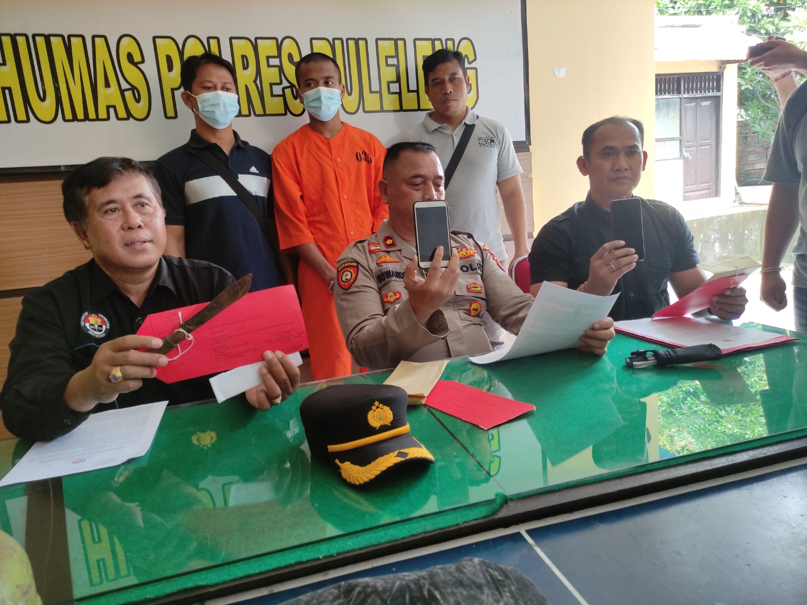 Polsek Seririt Berhasil Mengungkap Tujuh TKP Yang Dilakukan Pelaku.
