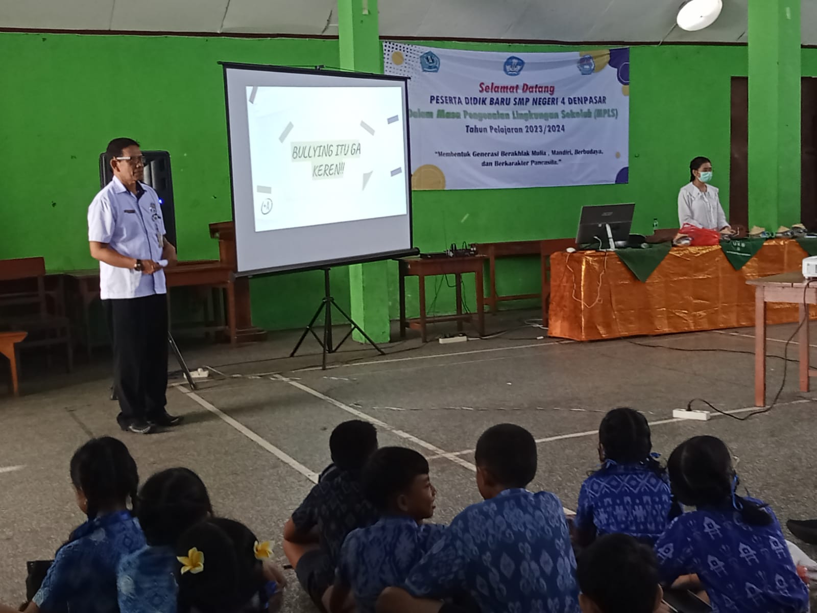 MPLS SMP Negeri 4 Denpasar, Membentuk Generasi Berakhlak Mulia, Mandiri, Berbudaya dan Berkarakter Pancasila.