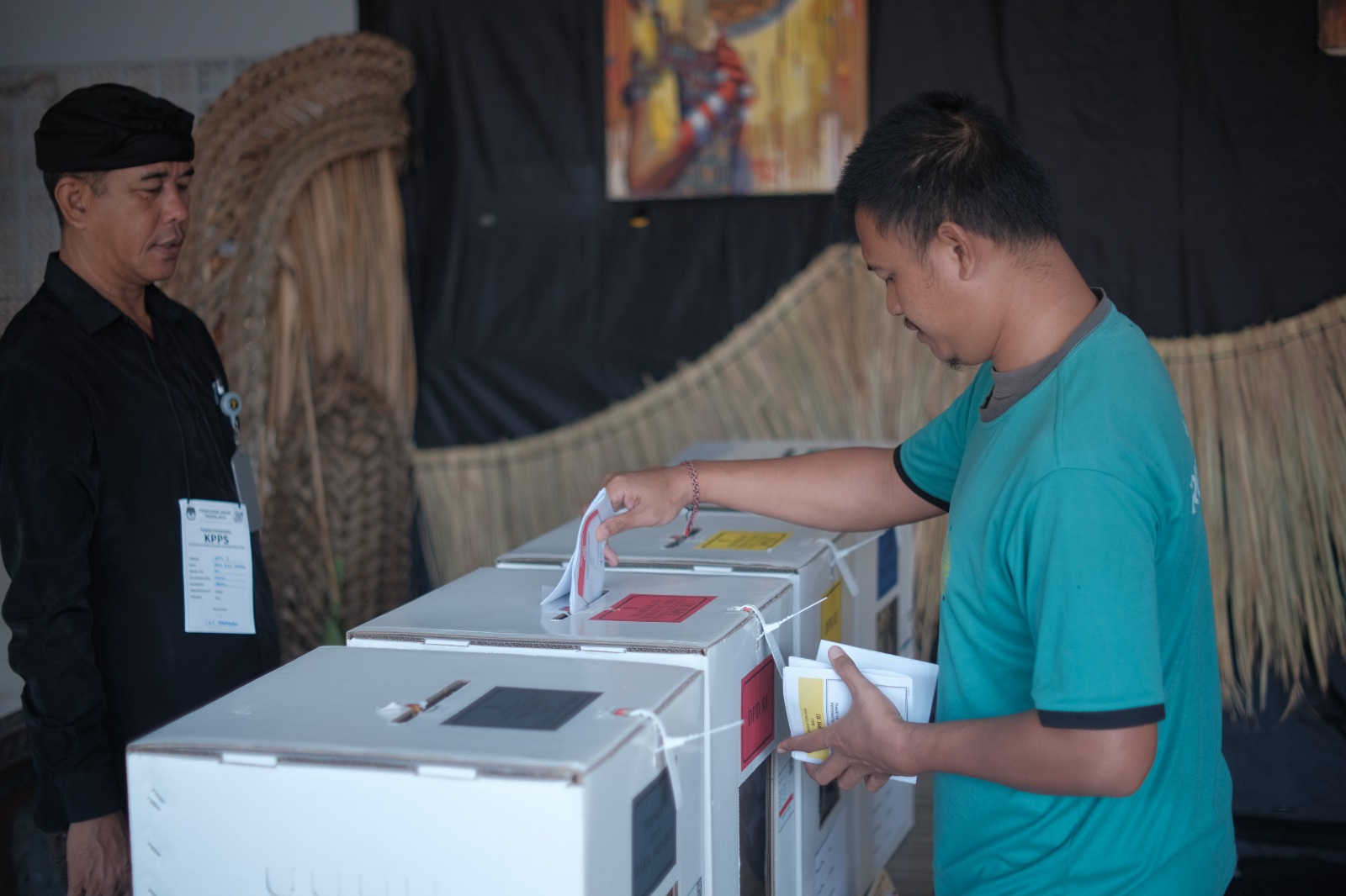 Sukseskan Pemilu 2024, 286 Orang WBP Rutan Kelas IIB Bangli Gunakan Hak Pilihnya.