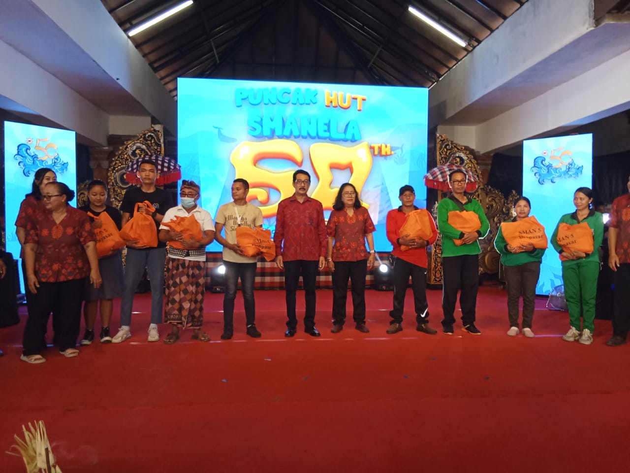 HUT ke 50 SMA 5 Denpasar Merupakan Hari Ulang Tahun Yang Istimewa.
