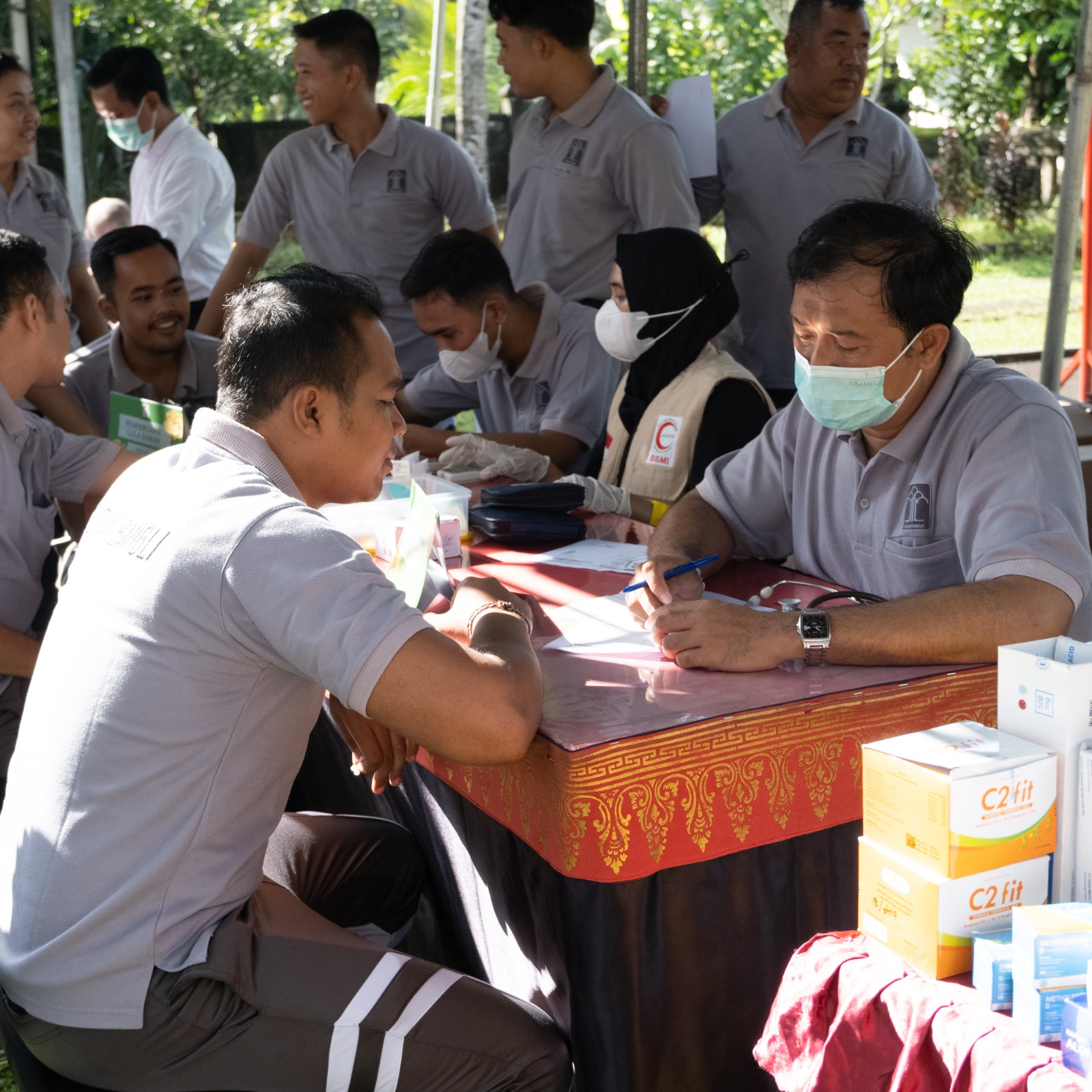 Peringati Hari Bhakti Pemasyarakatan, Rutan Bangli Gelar Pemeriksaan Kesehatan dan Pengobatan Massal.
