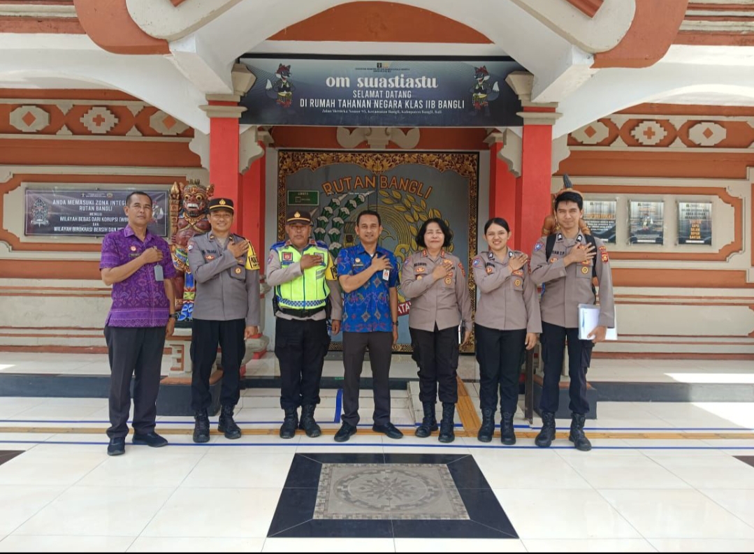 WUJUDKAN SINERGITAS, DITBINMAS POLDA BALI LAKSANAKAN PENDATAAN POLSUSPAS DAN SENPI RUTAN BANGLI.