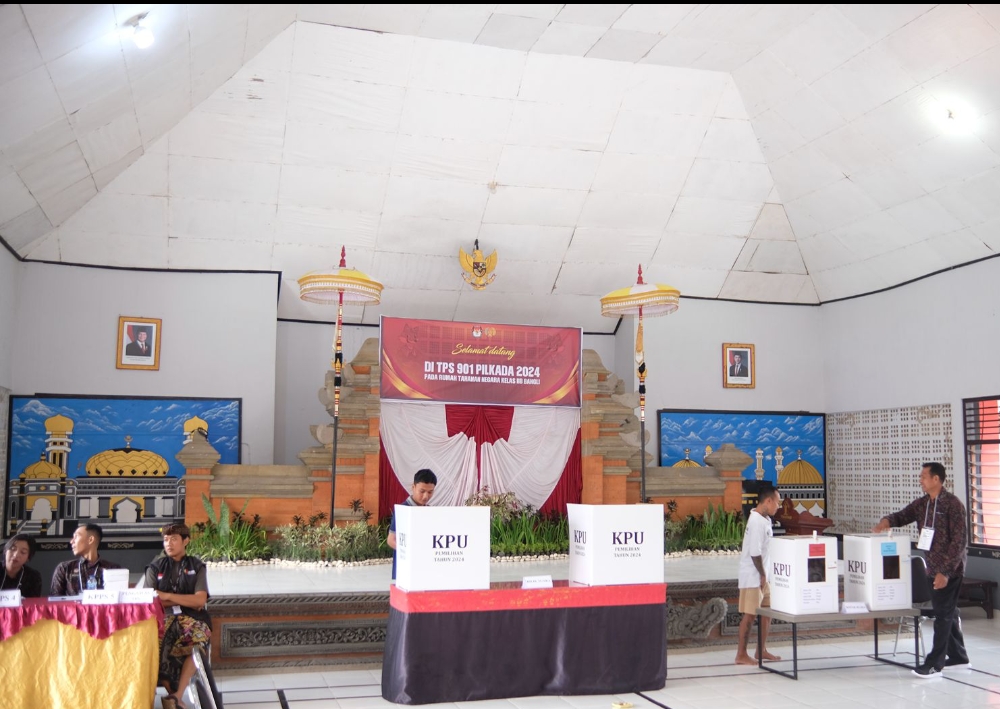 Sebanyak106 Warga Binaan Rutan Bangli Gunakan Hak Pilihnya Dalam Pilkada 2024.