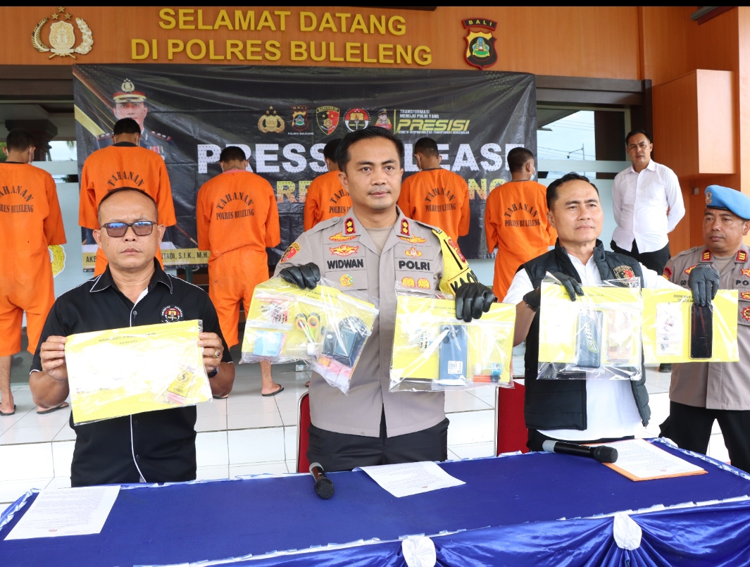 Diawal Tahun 2025, Polres Buleleng Gulung Sindikat Jaringan Kejahatan Narkoba.