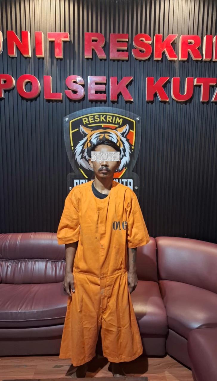 Curi Parfum dan Kacamata WNA, Pria Asal Tangerang Diamankan Polsek Kuta.