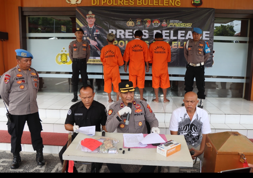 Polsek Singaraja Ungkap Kasus Pencurian Dengan Pemberatan.