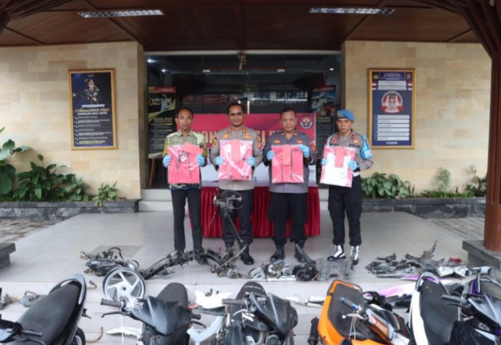 Polres Klungkung Ungkap Curanmor Anak Dibawah Umur di Wilkum Klungkung.