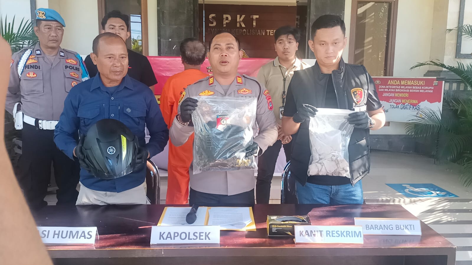 Pelaku Pembakaran Villa di Pecatu Diamankan Polisi.