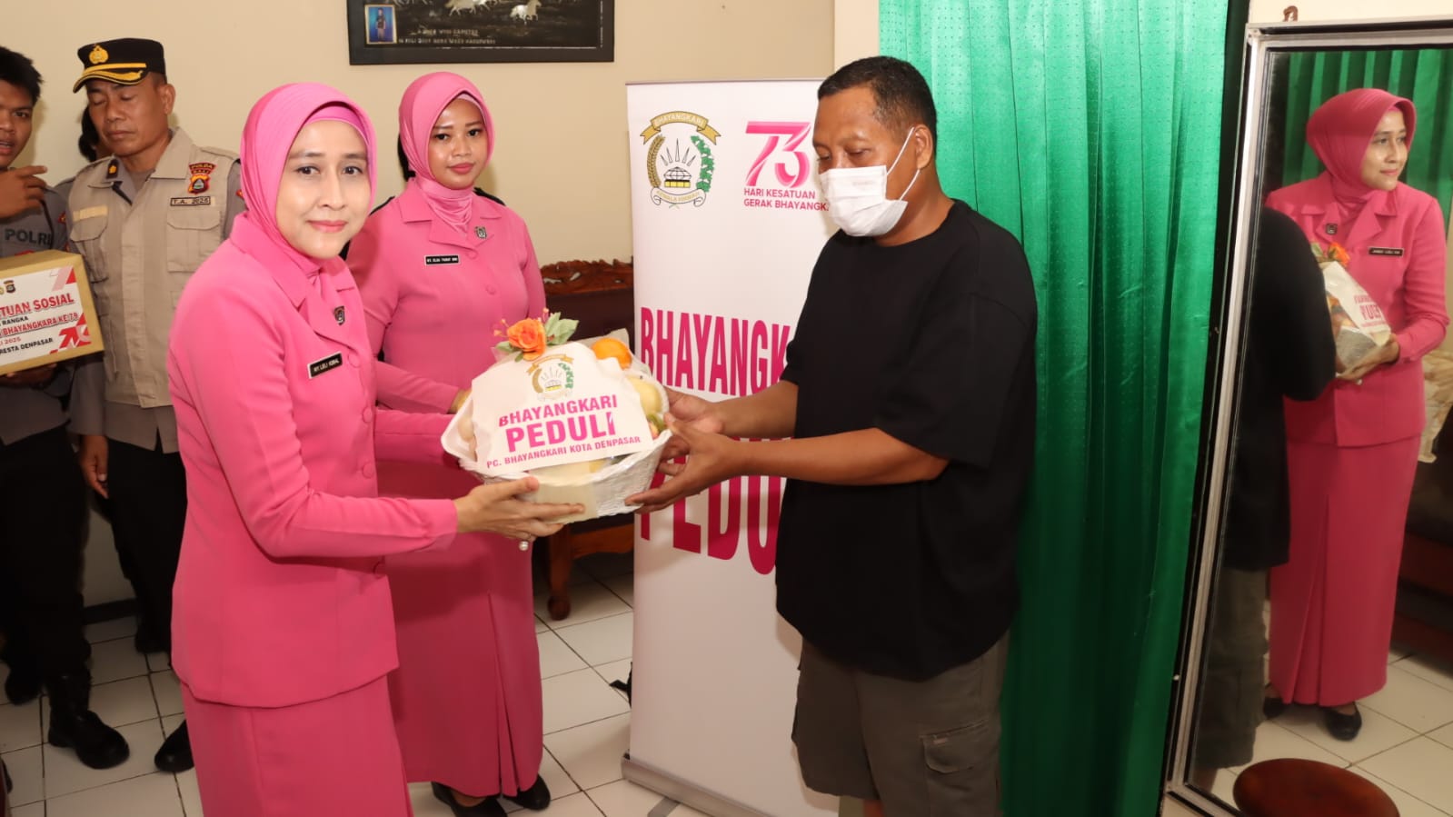 Kapolresta Denpasar Gelar Anjangsana dan Home Visit dalam Rangka HUT Bhayangkara Ke-79.