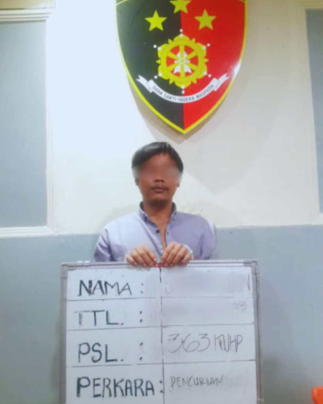 Curi HP di Kosan Seputaran Tohpati, Seorang Pria Asal Lombok Diringkus Tim Opsnal Polsek Dentim.