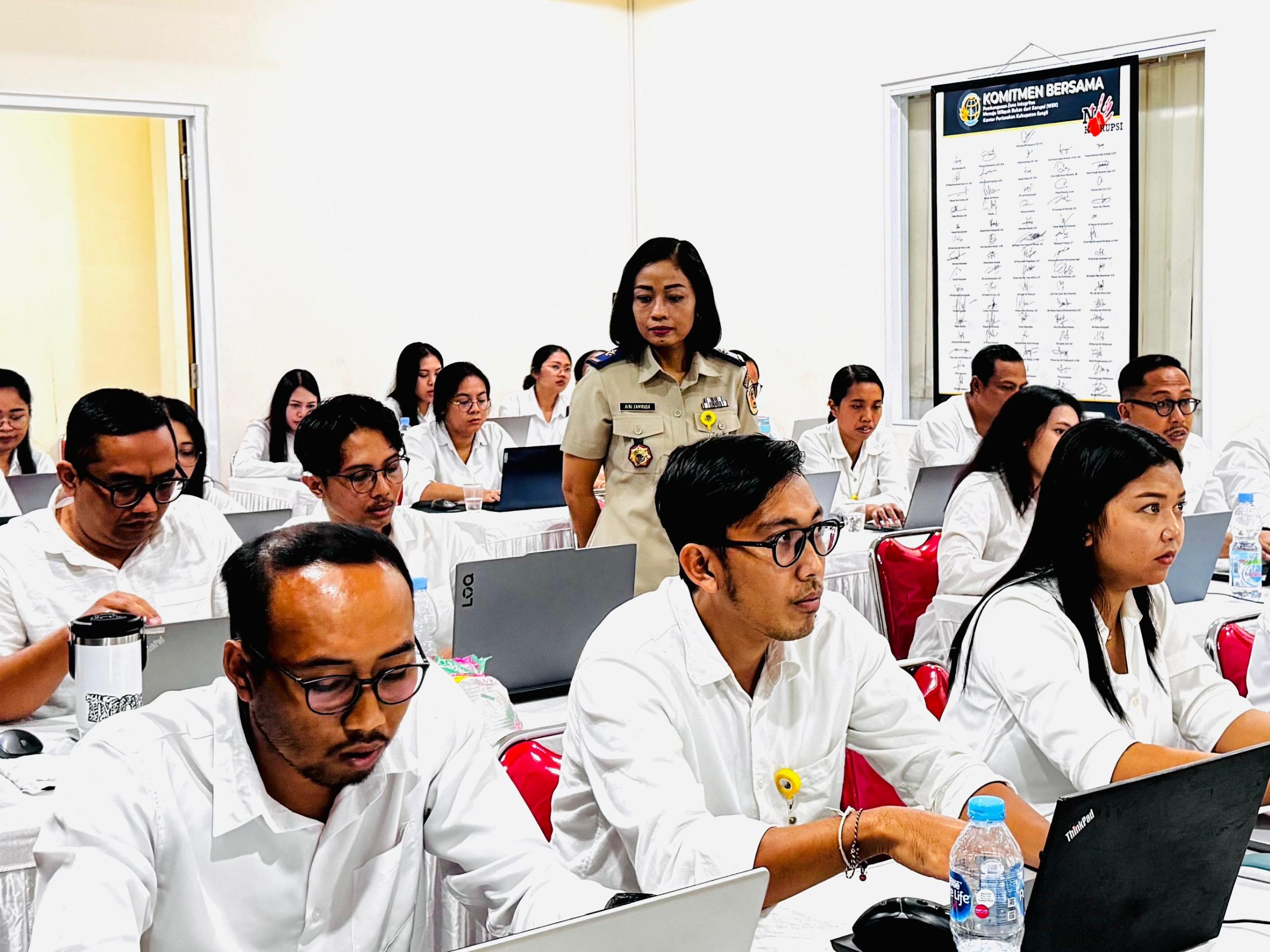 Kantor Pertanahan Bangli Gelar Asesmen Calon P3K Melalui Portal CBT BPSDM ATR/BPN.