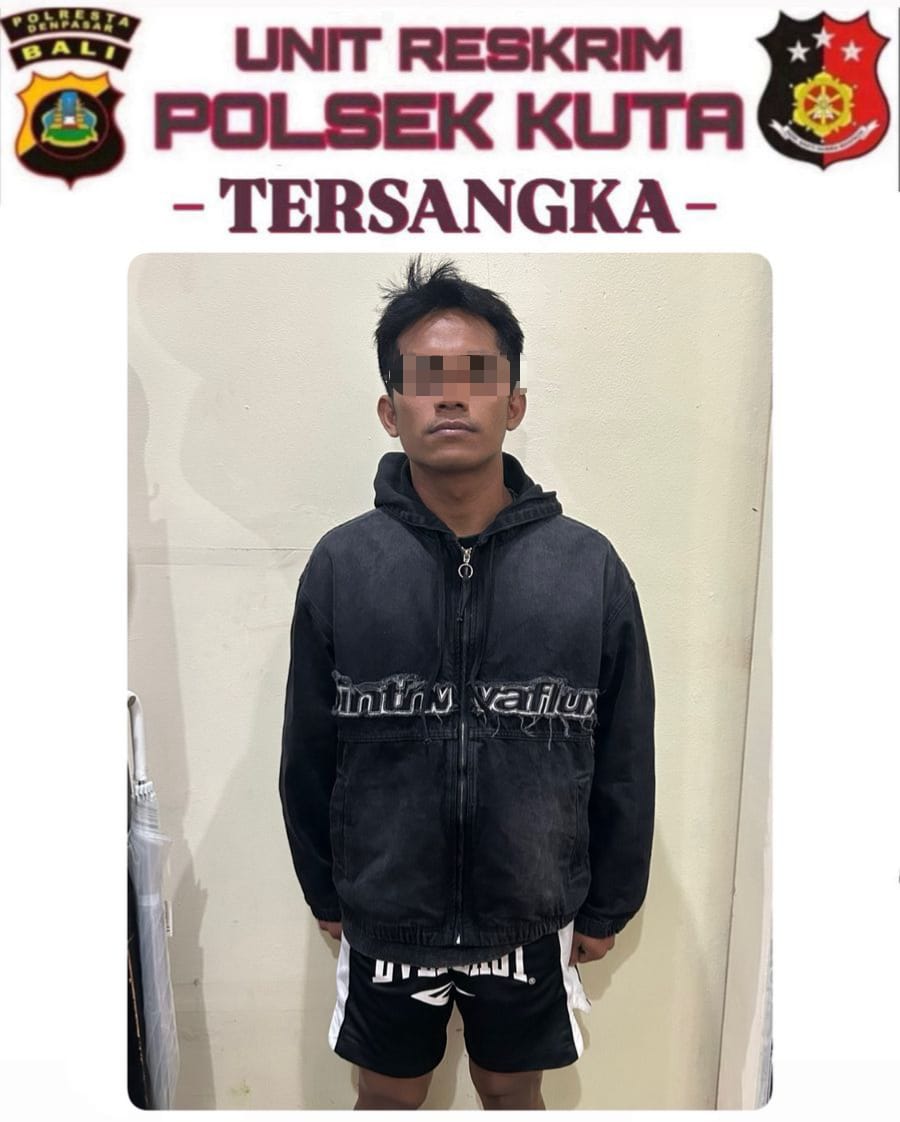 Unit Reskrim Polsek Kuta Berhasil Amankan Pelaku Pencurian di Sebuah Minimart Kawasan Seminyak.