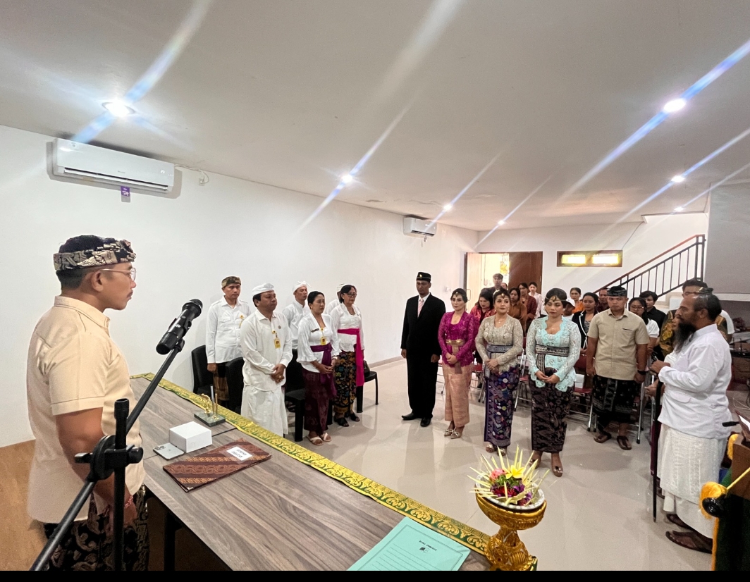 Kepala Kantor Kantah Klungkung Melantik 4 Orang PPAT Sekaligus Pengambilan Sumpah Jabatan.