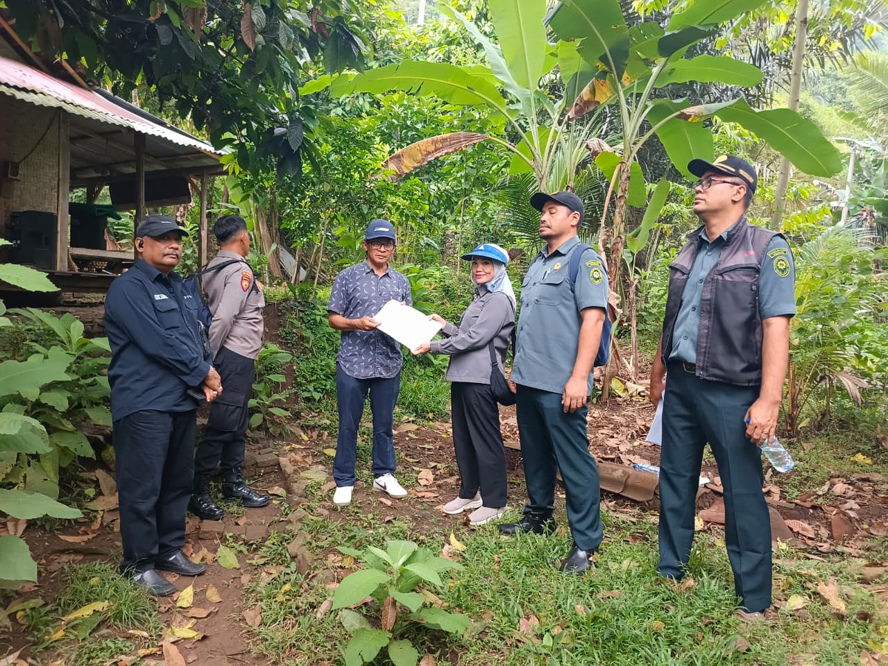 Kantor Pertanahan Kabupaten Klungkung Melaksanakan Eksekusi Putusan Pengadilan Tahap II.