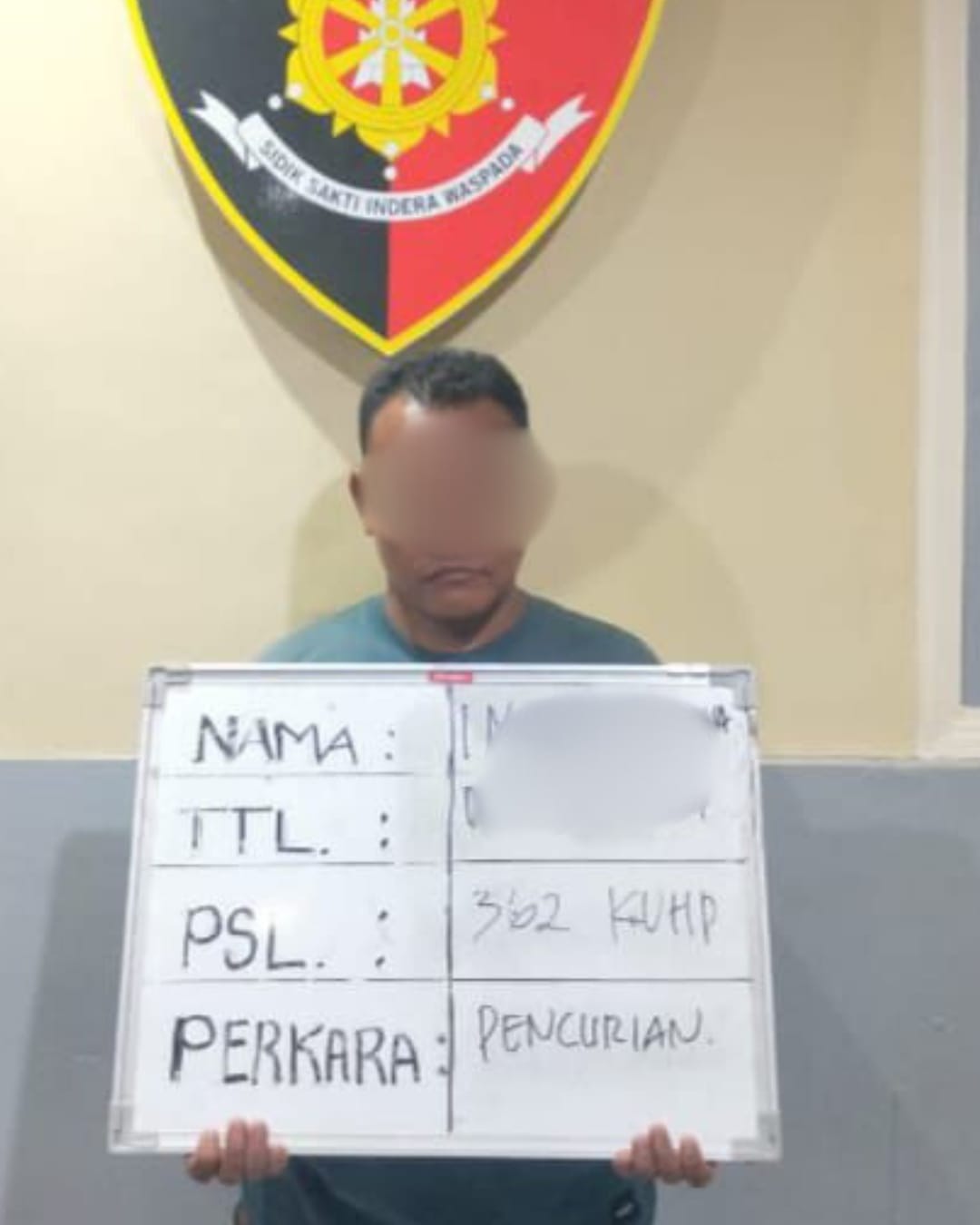 Kunci Nyantol, Motor Raib di Gondol Pencuri,  Pelaku Berhasil Diringkus Polisi di Kawasan Jalan Trenggana.