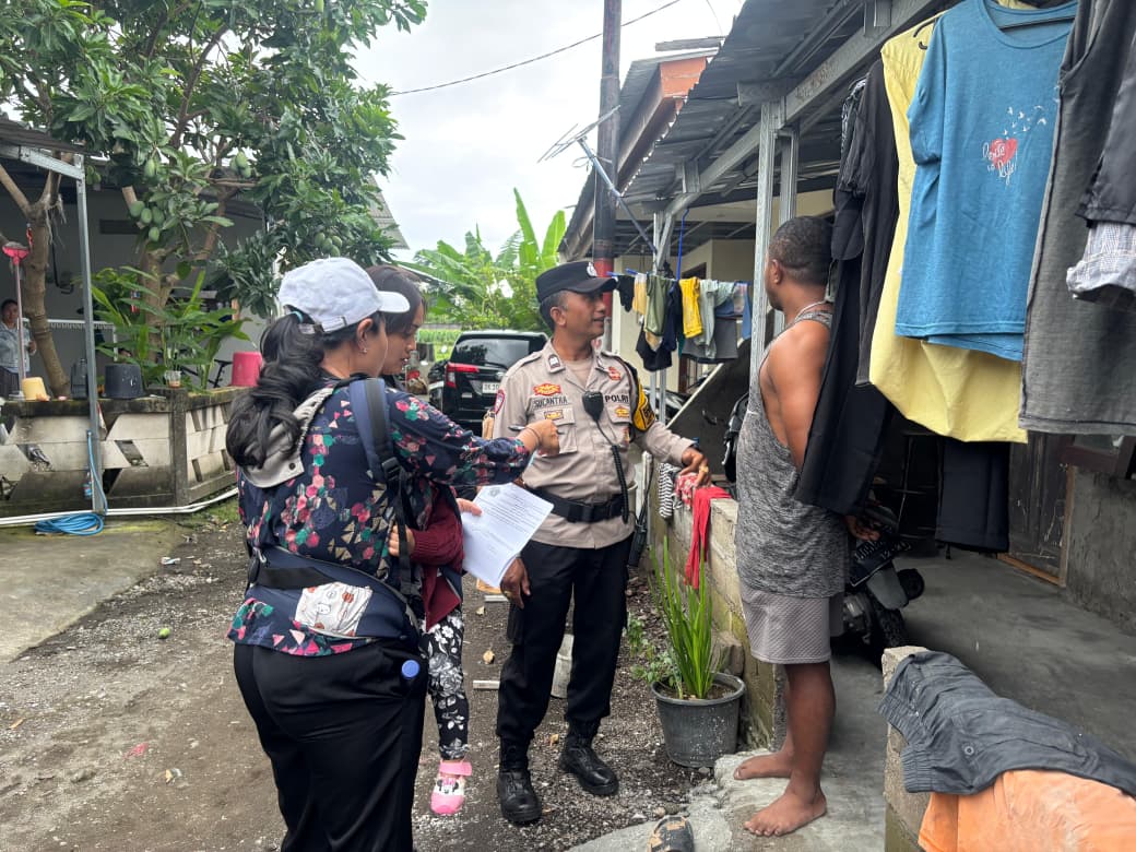 Pendataan dan Penertiban Penduduk Non Permanen di Sanur Kaja, 49 Warga Belum Miliki STLD.