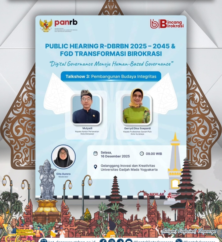 Kementerian Pendayagunaan Aparatur Negara dan Reformasi Birokrasi (PANRB) menggelar Public Hearing Rancangan Desain Besar Reformasi Birokrasi Nasional (DBRBN) 2025–2045 di UGM.