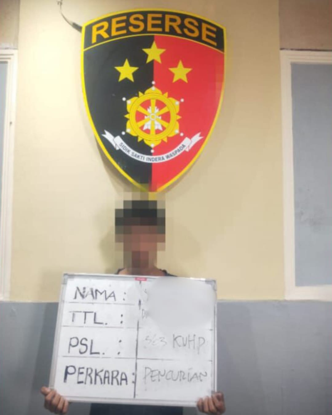 Unit Reskrim Polsek Dentim Amankan Dua Terduga Pelaku Curanmor di Jl. Kusuma Atmaja.