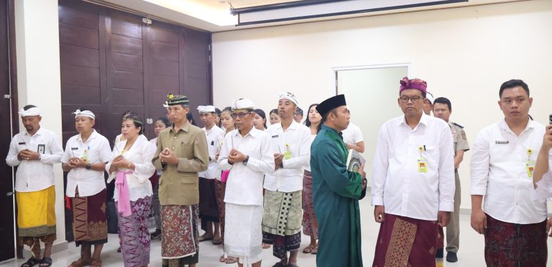 Kantor Pertanahan Kabupaten Bangli Menggelar Kegiatan Pengambilan Sumpah dan Pelantikan Panitia Ajudikasi, Dalam Rangka pelaksanaan Program Pendaftaran Tanah Sistematis Lengkap (PTSL) Tahun 2026.