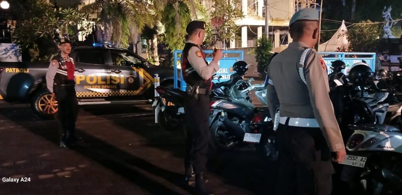 KRYD Polsek Denpasar Selatan Cegah Gangguan Kamtibmas, Patroli Berjalan Kondusif