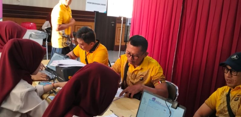 Pada Hari Kedua Sebayak 168 Personel Polresta Denpasar Mengikuti Pemeriksaan Kesehatan Berkala Tahun 2026.