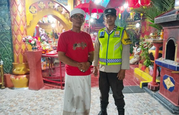 Pengamanan Sembahyang Tutup Tahun Imlek 2577 di Griya Konco Dwipayana Berlangsung Aman dan Lancar