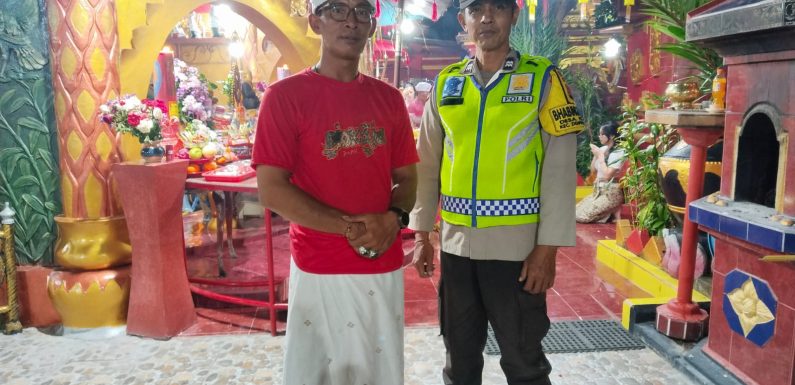 Pengamanan Sembahyang Tutup Tahun Imlek 2577 di Griya Konco Dwipayana Berlangsung Aman dan Lancar