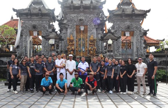 Sambut Bulan Suci Ramadhan Rutan Negara Gelar Kerja Bakti Pada Dua Tempat Rumah Ibadah, Masjid dan Pura Puseh Wujud Kepedulian dan Pengabdian Kepada Masyarakat.