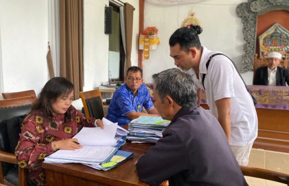 Kantor Pertanahan Kabupaten Bangli melaksanakan Sidang Panitia Ajudikasi Pendaftaran Tanah Sistematis Lengkap (PTSL) Tahun 2026 yang bertempat di Kantor Desa Songan.