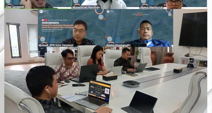 Kepala Kantor Pertanahan Kota Denpasar Menjadi  Narasumber dalam kegiatan Webinar BRIGHTS 2026 Yang Diselenggarakan oleh BRIN.